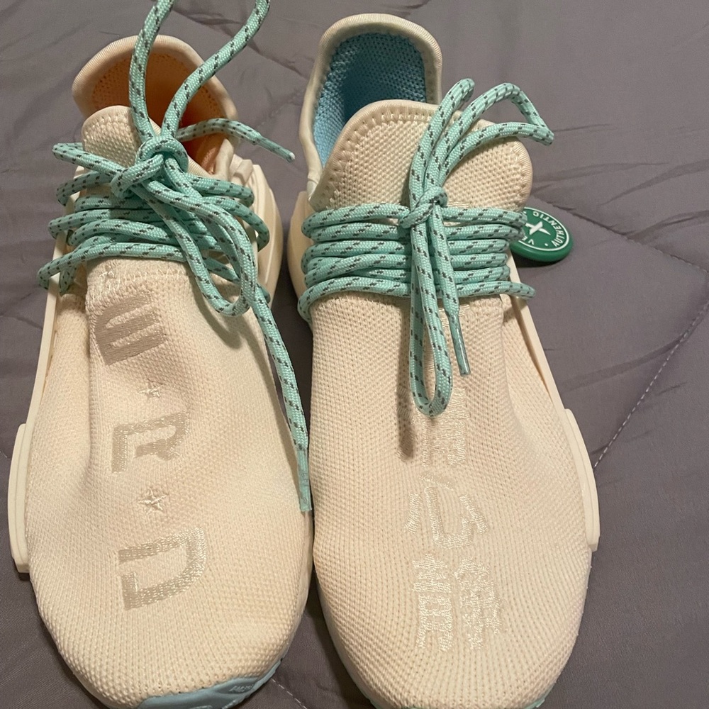 Adidas NMD HU Pharrell NERD Chalk White Mens